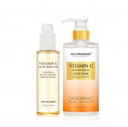 VC Body Wash And VC Body Oil Set